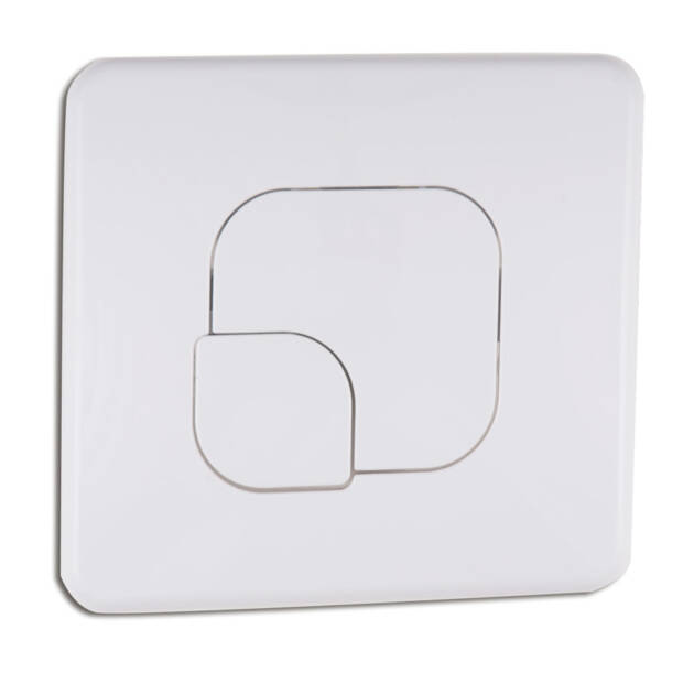 111932 BUTTON PUSH LEMON WHITE - 009-ΤΕΜ-0028