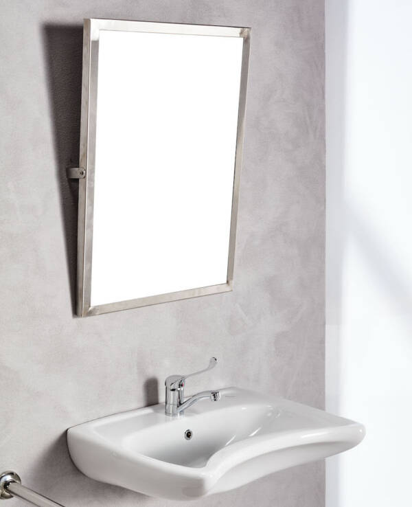 82001 ΑΜΕΑ ΚΑΘΡΕΠΤΗΣ 50x70cm ΡΥΘΜΙΖΟΜΕΝΗ ΚΛΙΣΗ & ΙΝΟΧ ΠΛΑΙΣΙΟ - 016-ΤΕΜ-0274