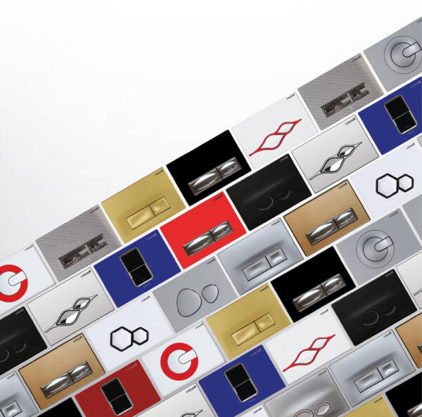 GP3004.00 ORE BUTTON ΕΝΤΟΙΧΙΣΜΟΥ BRIGHT CHROME - Image 2